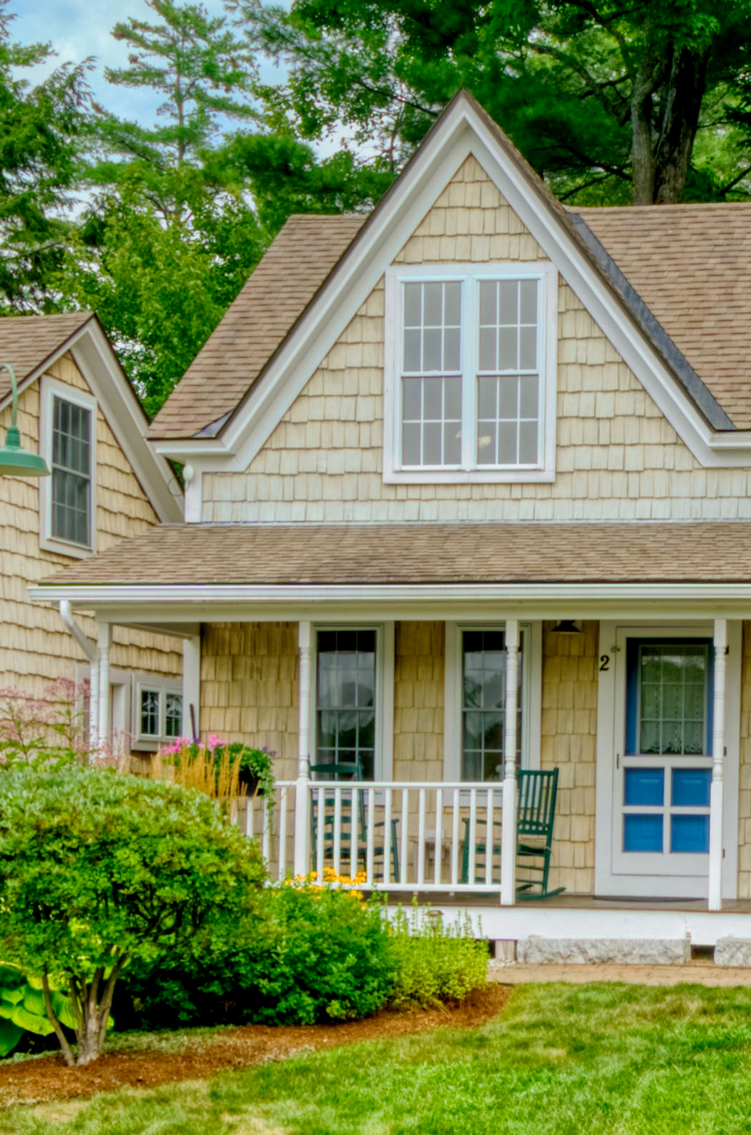 exterior of cottage 2 in summer